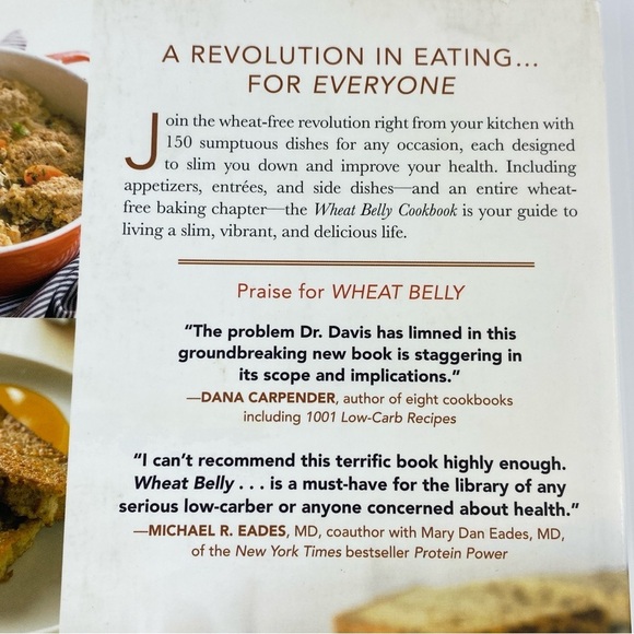 Wheat Belly Cookbook Softcover 150 Recipes Wheat-free Softcover - Picture 3 of 15